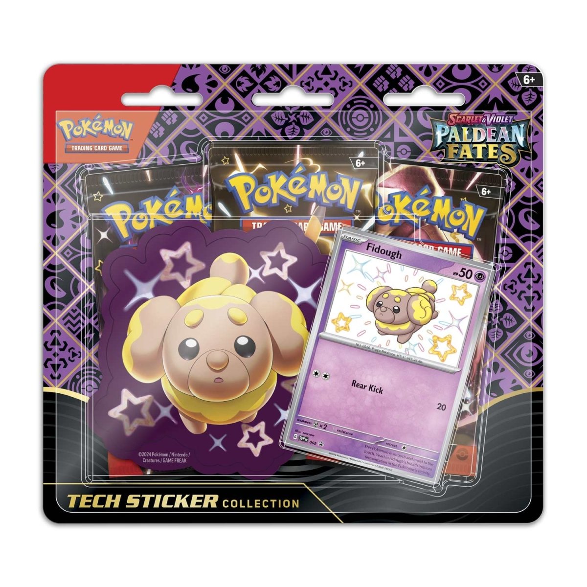 Pokémon TCG: Scarlet & Violet-Paldean Fates Tech Sticker Collection (Shiny Fidough)