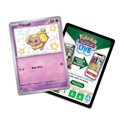 Pokémon TCG: Scarlet & Violet-Paldean Fates Tech Sticker Collection (Shiny Fidough)