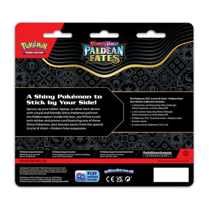 Pokémon TCG: Scarlet & Violet-Paldean Fates Tech Sticker Collection (Shiny Fidough)